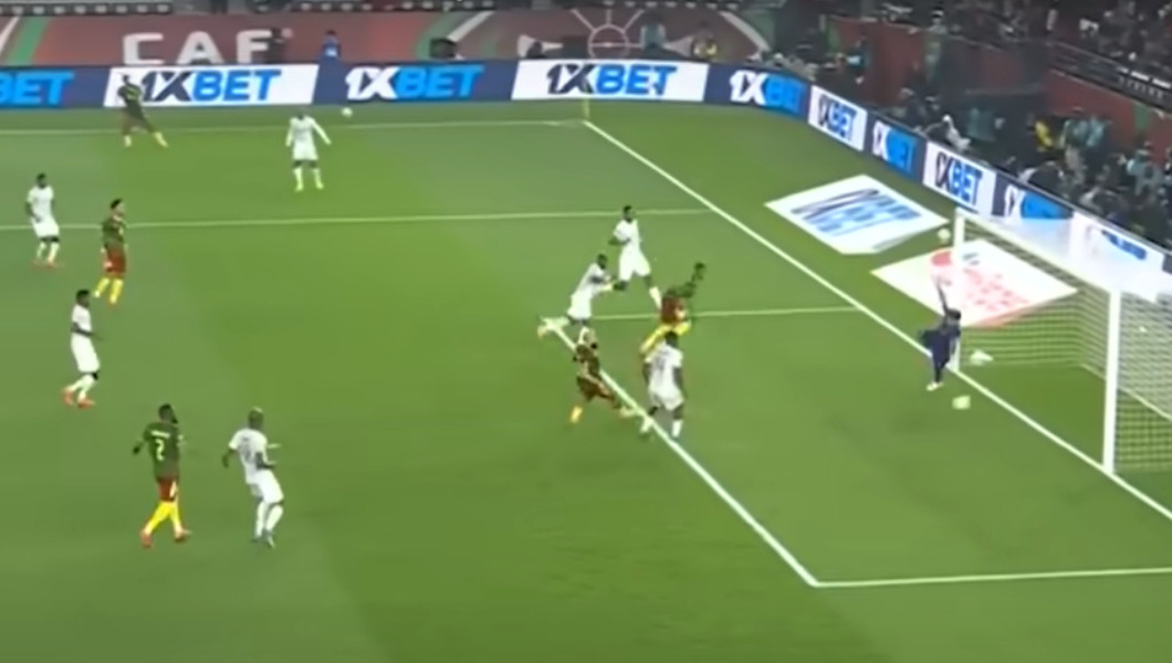 But de Christian Kofane face à l'Afrique du Sud | Capture d'écran : GBW